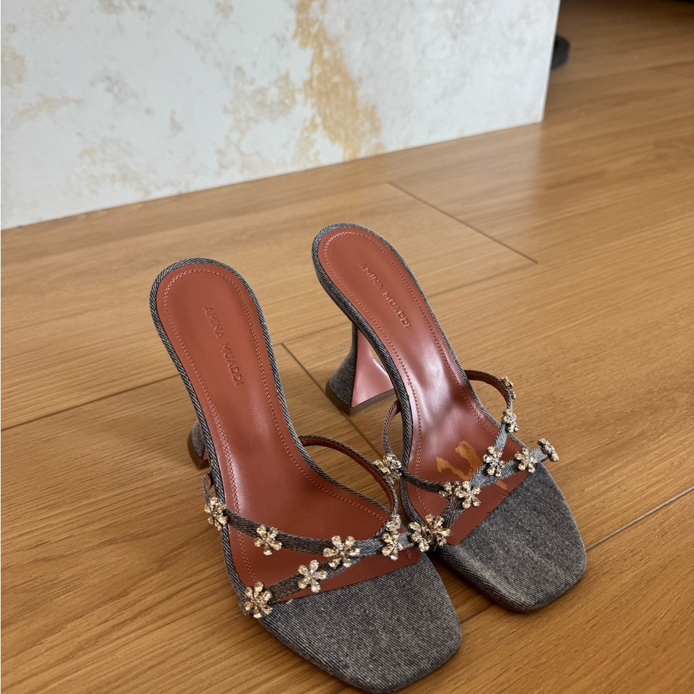 Amina Muaddi Lily Slipper — NWT - Picture 3 of 7